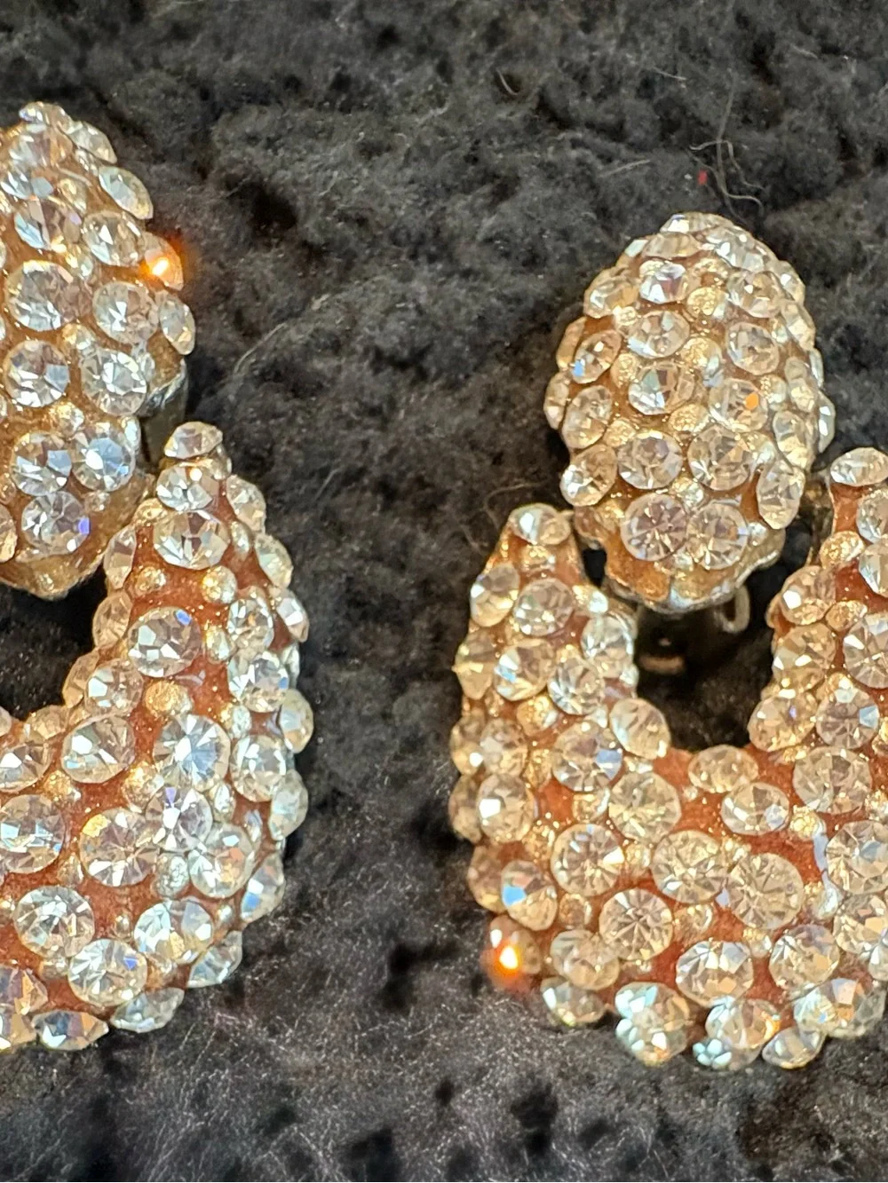 Crystal Clar Pave Erika Courtney Clip-Statement Earrings